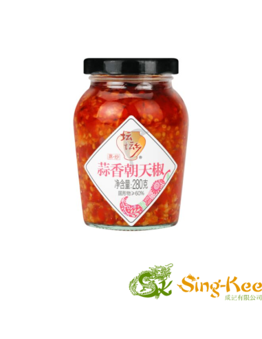 Tantan Xiang Red Chilli with Garlic 280g