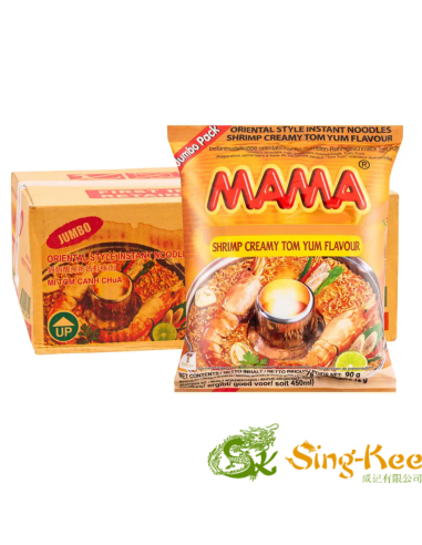 Mama Shrimp Creamy Tom Yum Flavour Noodle 90g x 20 (Box of 20)