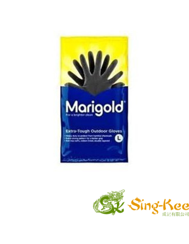 Marigold Black Gloves Large 1pc