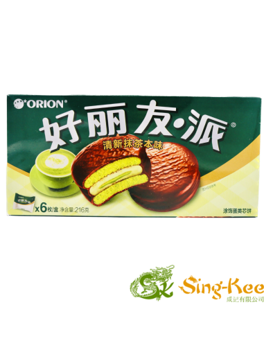 Orion Chocolate Pie Matcha Flavour (36gx6 Pcs) 216g