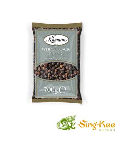 Khanum Whole Black Pepper 700g