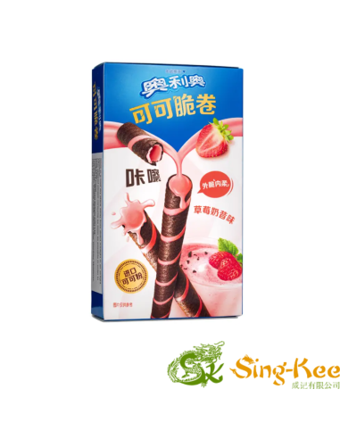 Oreo Cocoa Crisp Rolls Strawberry Flavour 50g