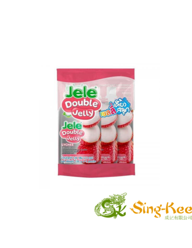 JELE Double Jelly - Lychee 125g (pack of 3)