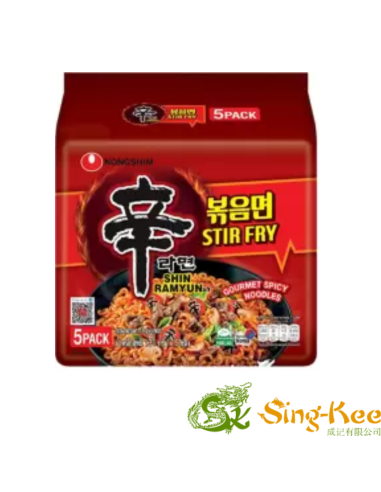 Nongshim Shin Ramyun Stir Fry Noodles (131g x 5 Packs)