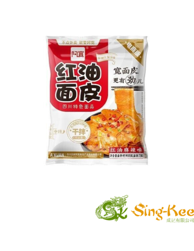 Bai jia A-Kuan Broad Noodle - Spicy Hot Flavour 120g
