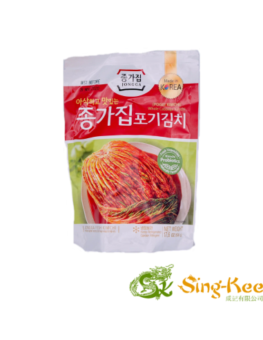 Jongga Poggi Kimchi (Whole Cabbage Kimchi) 500g