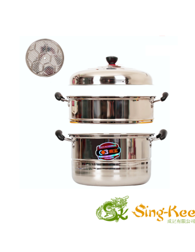 CF S/S Steamer (3 Tiers) 28cm -  - 廚具及餐具 ZH