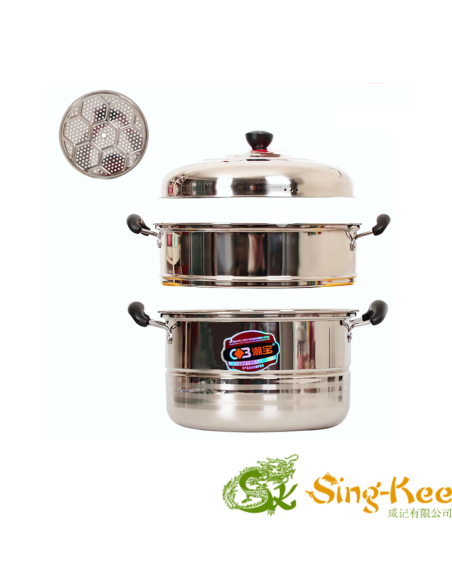 CF S/S Steamer (3 Tiers) 28cm -  - 廚具及餐具 ZH