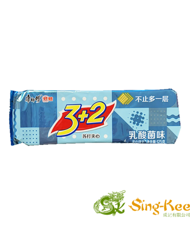 康师傅3+2苏打夹心饼干 - 乳酸菌味 125g