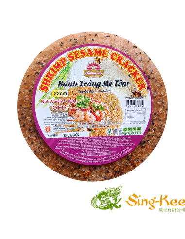 Huong Sen Shrimp Sesame Cracker – Banh Trang Me Tom 22cm - 400g