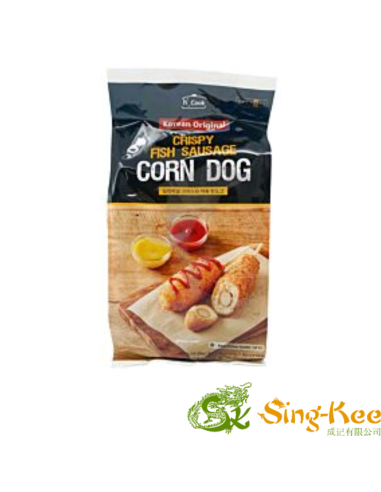H-Cook Korean Original Corn Dogs Crispy Fish Sausage 400g