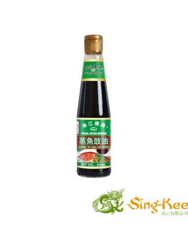 Pearl River Bridge Seasoned Soy Sauce For Seafood 420ml