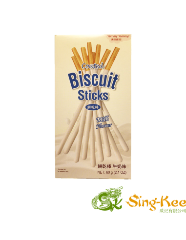 Coated Biscuit Sticks - Milk Flavour 60g