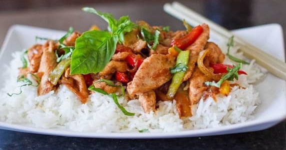 Chicken, Ginger and Oyster Sauce Stir Fry