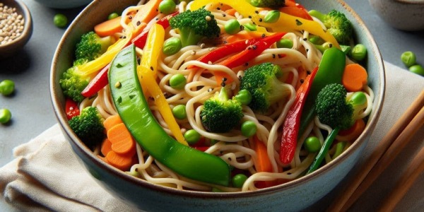 Celebrating the Ghost Festival with Longevity Noodles and Stir-Fried Vegetables